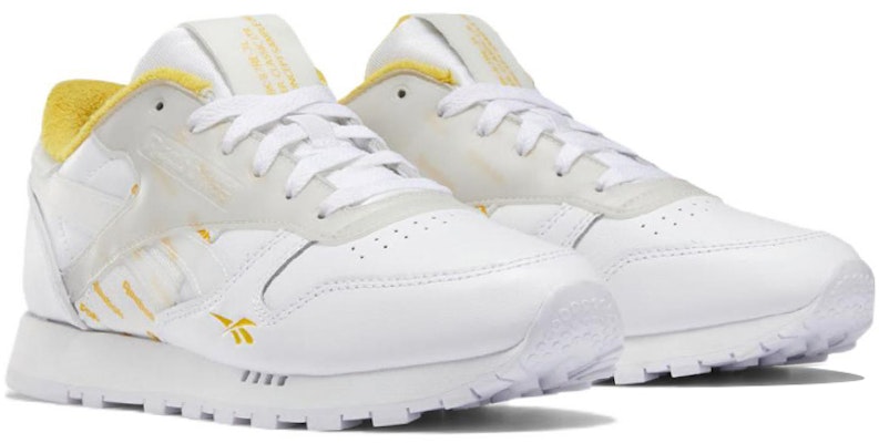 (Women) Reebok Classic Leather ATI 'White Yellow' FU6866 Lookbook (Women) Reebok Classic Leather ATI 'White Yellow' FU6866