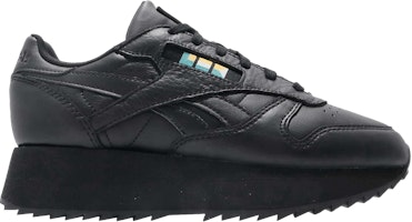 (Women) Reebok Classic Leather Double 'Black' DV5392 (Women) Reebok Classic Leather Double 'Black' DV5392