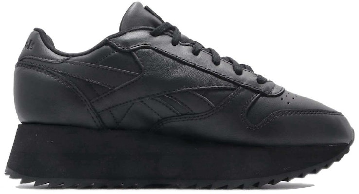 (W) Reebok Classic Leather Doble 'Negro' DV5392 Order (W) Reebok Classic Leather Doble 'Negro' DV5392