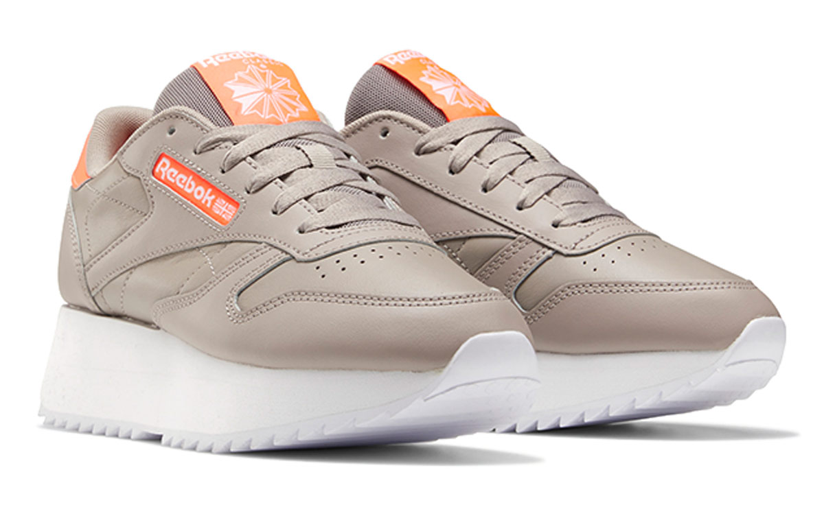 Lookbook (W) Reebok Classic Leather Double ''Bruin Roze'' FY7265