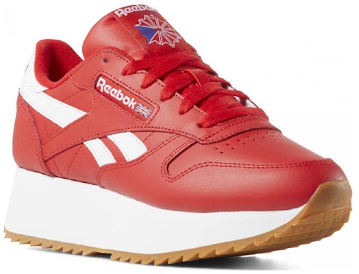 (W) Reebok Classic Leather Double 'Rojo' DV3632 Lookbook (W) Reebok Classic Leather Double 'Rojo' DV3632