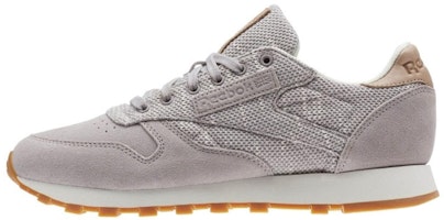 (Women) Reebok Classic Leather EBK 'Grey' BS7952 (Women) Reebok Classic Leather EBK 'Grey' BS7952
