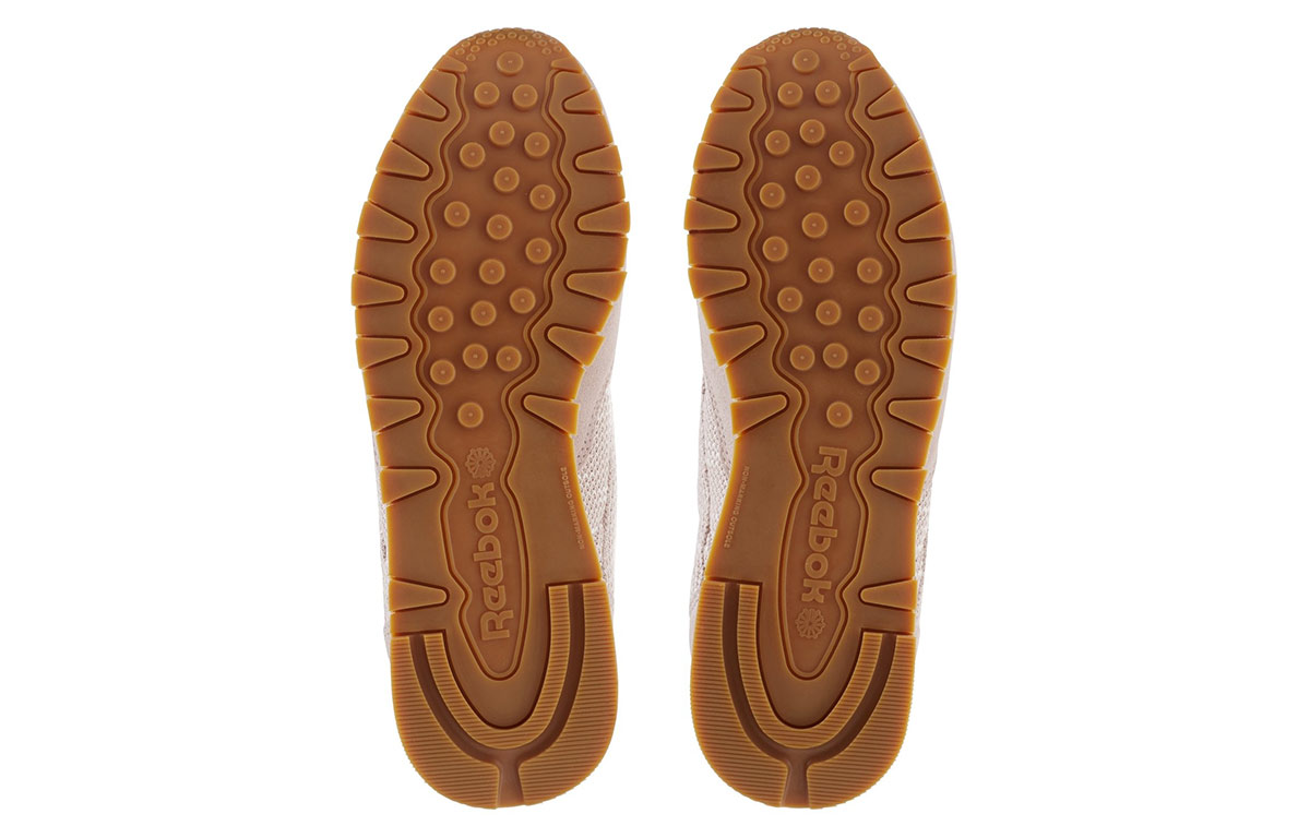 (W) Reebok Classic Leather EBK Running Shoes Pink 圖 5