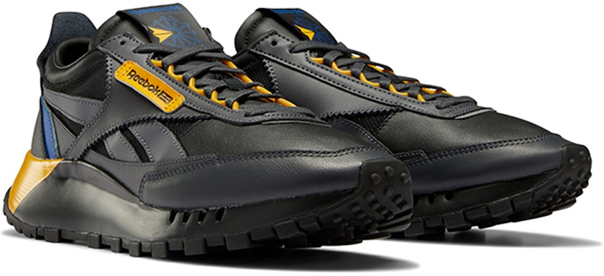 (Women) Reebok Classic Leather Legacy 'Black Collegiate Gold' FY7439 Lookbook (Women) Reebok Classic Leather Legacy 'Black Collegiate Gold' FY7439