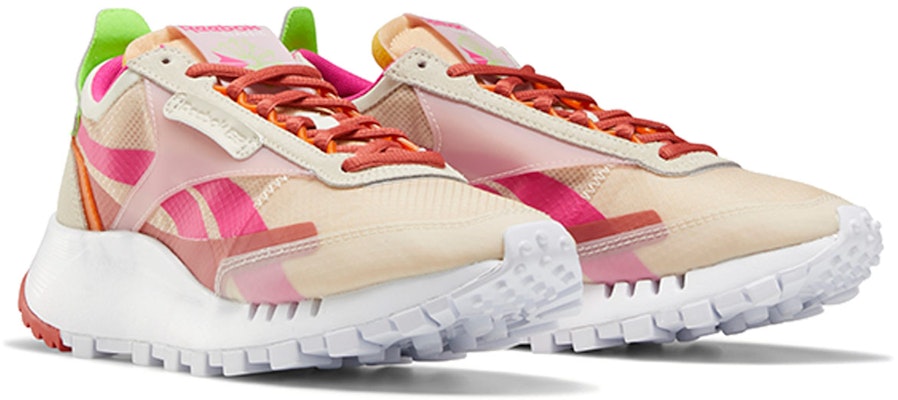 (Women) Reebok Classic Leather Legacy 'Pink Orange' FY9807 Lookbook (Women) Reebok Classic Leather Legacy 'Pink Orange' FY9807
