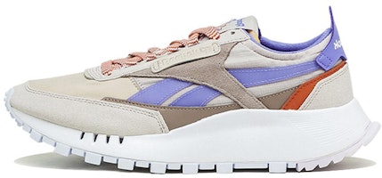(Women) Reebok Classic Leather Legacy 'Sand Stone Hyper Purple' FY7434 (Women) Reebok Classic Leather Legacy 'Sand Stone Hyper Purple' FY7434