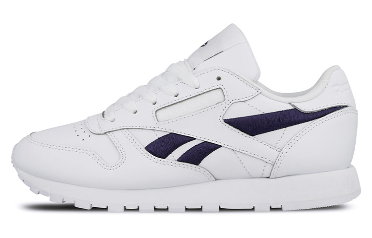 (Women) Reebok Classic Leather Low-Top Sneakers White/Blue DV8170
