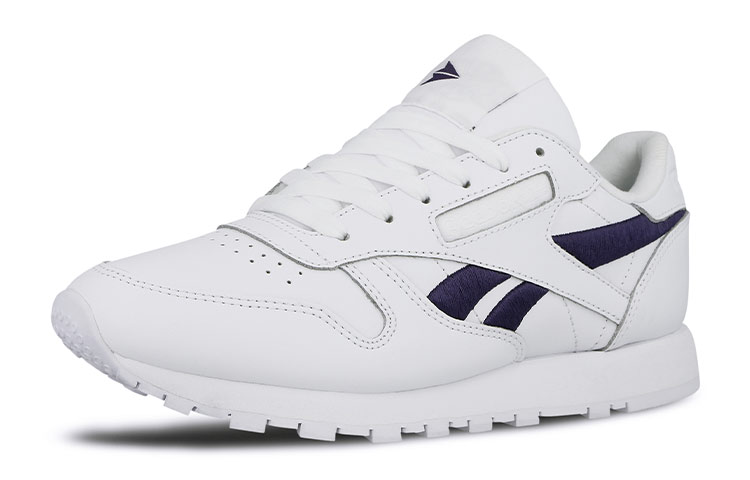 Lookbook (W) Reebok Classic Leather Sneakers Bassi Bianco/Blu DV8170