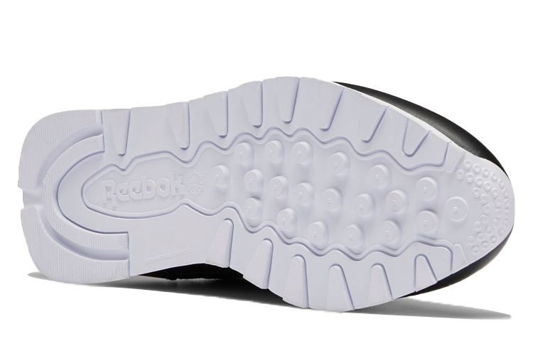 (W) Reebok Classic Leather Running Shoes Black 圖 6