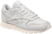 (W) Reebok Leather Rendah 'Kelabu Putih' Klasik DV3763