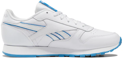 Order Reebok經典皮革耐磨防滑輕便低幫跑步鞋女款白藍