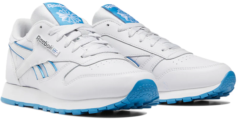 (W) Reebok Classic Leather Low ''Bianco Blu'' DV8758 Lookbook (W) Reebok Classic Leather Low ''Bianco Blu'' DV8758