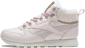 Reebok 經典皮革北極靴 粉色 女款 中筒 跑步鞋 Buy Reebok 經典皮革北極靴 粉色 女款 中筒 跑步鞋