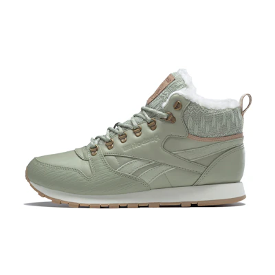 (W) Reebok Classic Leather Arctic Boots 'White Green'