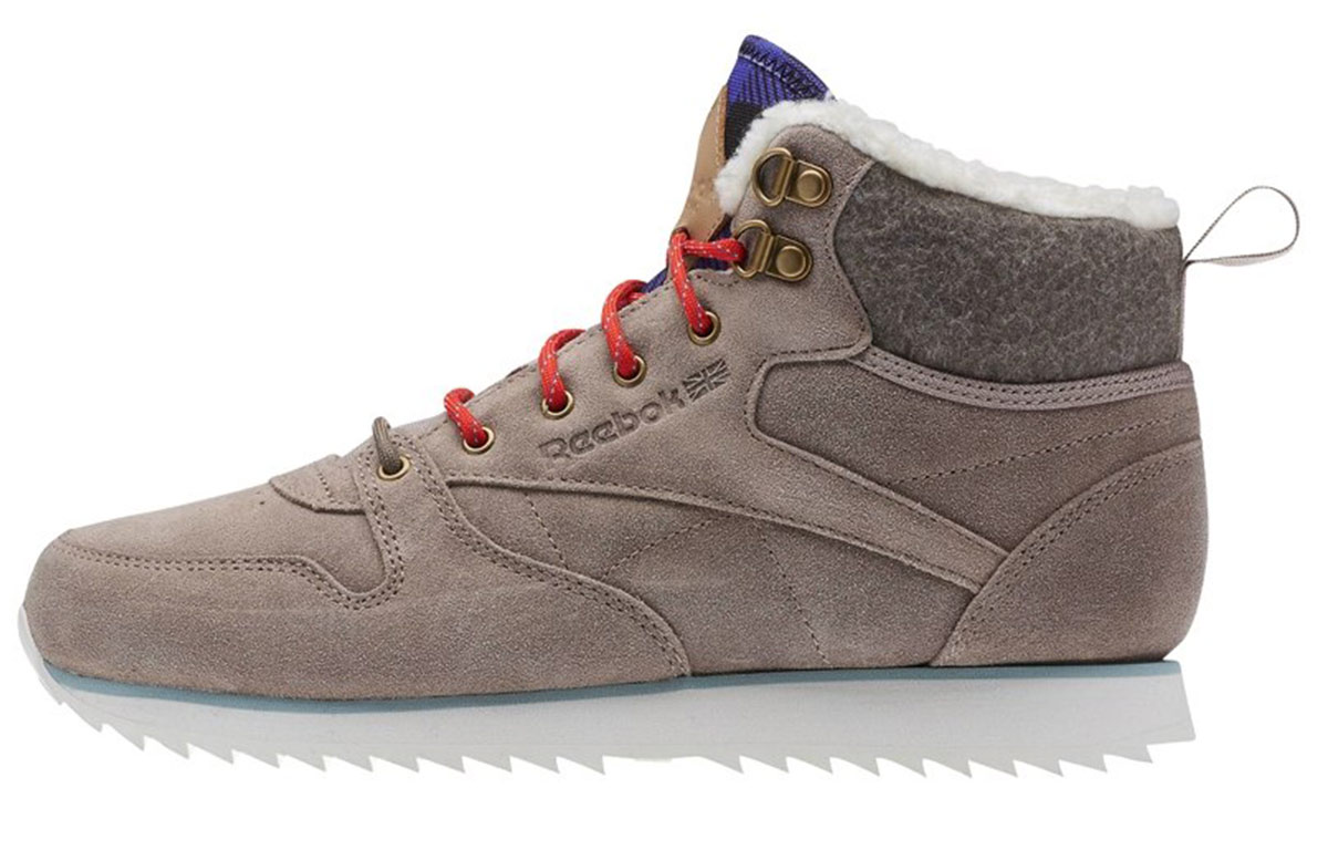 (Women) Reebok Classic Leather Mid 'Outdoor Fleece Camel' AQ9776