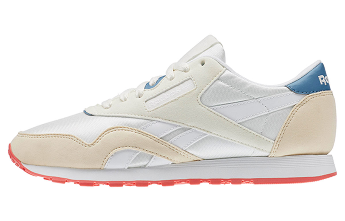 (Women) Reebok Classic Leather Nylon 'Grey White Pink' AR1702