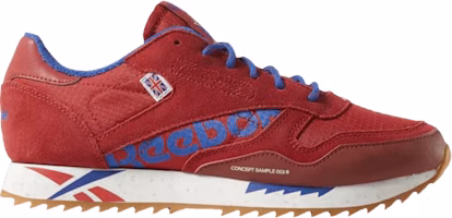 (Women) Reebok Classic Leather Ripple 'Excellent Red Blue' DV7196 (Women) Reebok Classic Leather Ripple 'Excellent Red Blue' DV7196