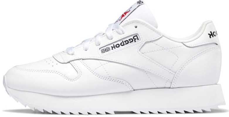 (W) Reebok Classic Leather Ripple 'Triple White' Putih Serba GX5092 Buy (W) Reebok Classic Leather Ripple 'Triple White' Putih Serba GX5092