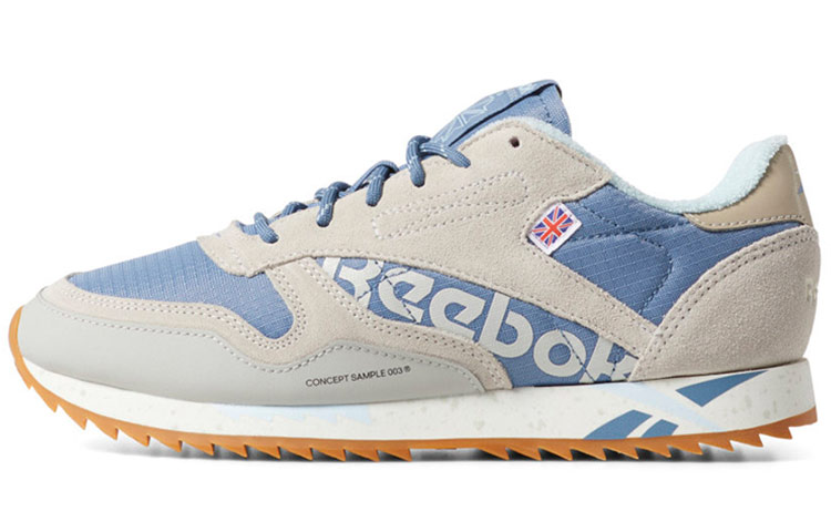 (Women) Reebok Classic Leather Ripple Gray/ 'Blue' DV7142