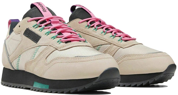 (W) 锐步经典皮革波纹越野 '浅褐' EG6669 Lookbook (W) 锐步经典皮革波纹越野 '浅褐' EG6669