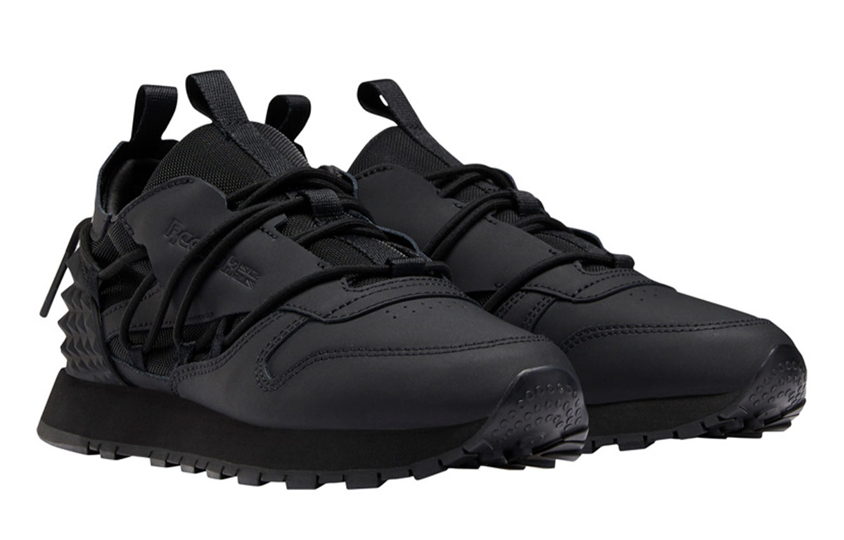 (W) Reebok Classic Leather Running shoes 'Black' 圖 3