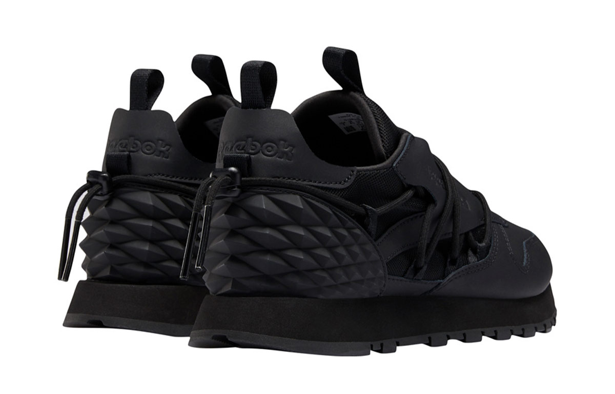 (W) Reebok Classic Leather Running shoes 'Black' 圖 4