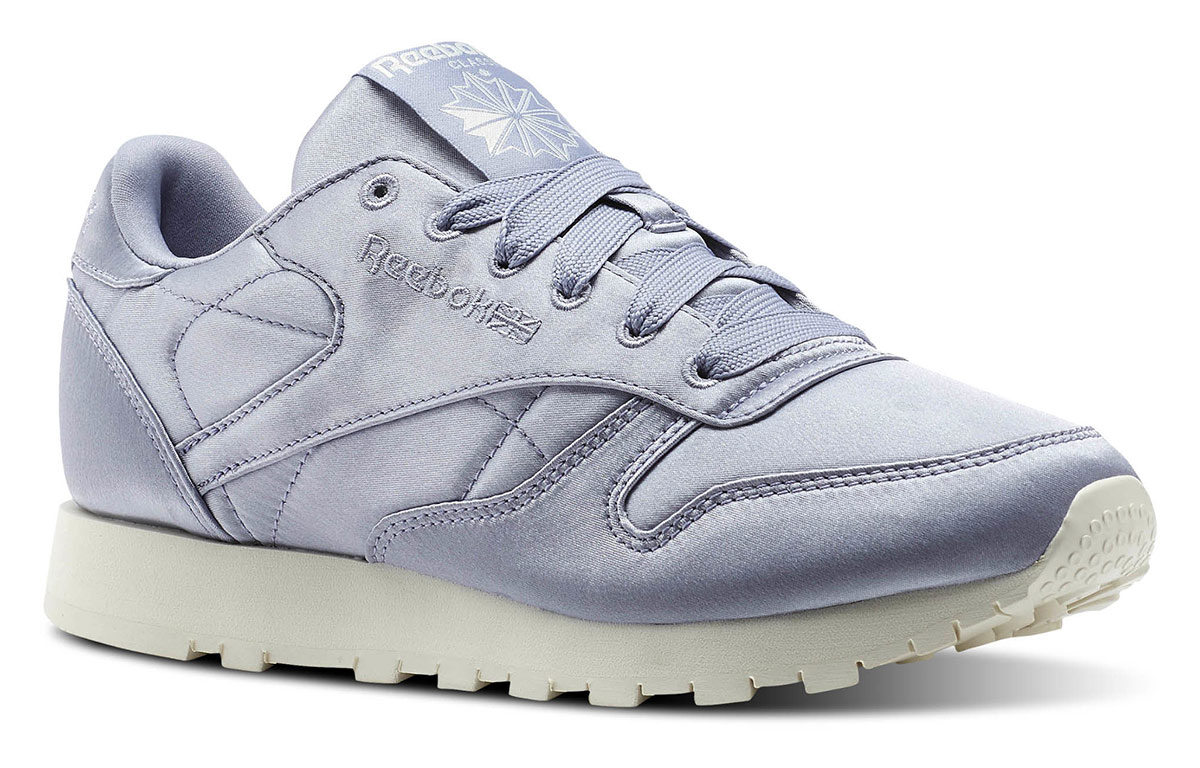 Lookbook (Women) Reebok Classic Leather Satin 'Purple Fog'  CM9801