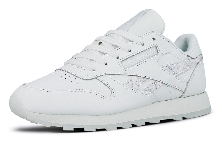 (W) Reebok Classic Leather Low Tops Wear-resistant White 圖 3