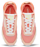 Shop Reebok 經典皮革傳奇 女款 粉橙白 跑步鞋