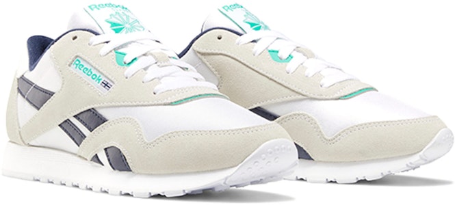 Reebok Classic Nylon 女款 米白綠 跑步鞋 Lookbook Reebok Classic Nylon 女款 米白綠 跑步鞋