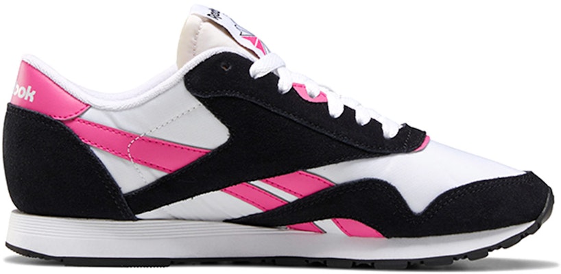 (W) Reebok Classic Nylon 'Negro Blanco Rosa' FY1072 Order (W) Reebok Classic Nylon 'Negro Blanco Rosa' FY1072