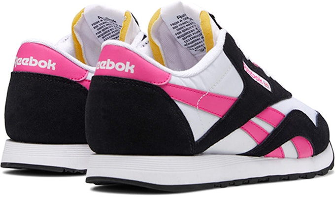(W) Reebok Classic Nylon 'Negro Blanco Rosa' FY1072 Shop (W) Reebok Classic Nylon 'Negro Blanco Rosa' FY1072