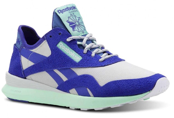 (W) Reebok Classic Nylon 'Gris Azul' CN5369 Lookbook (W) Reebok Classic Nylon 'Gris Azul' CN5369