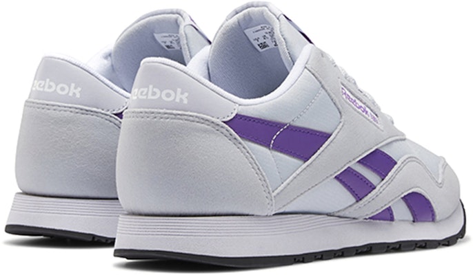 (W) Reebok Klasik Nylon Ungu Abu-abu DV7127 Lookbook (W) Reebok Klasik Nylon Ungu Abu-abu DV7127