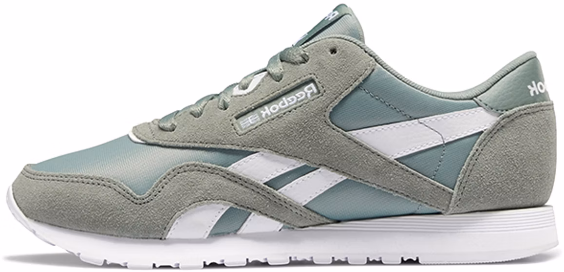 women-reebok-classic-nylon-white-green-grey-fz-0819