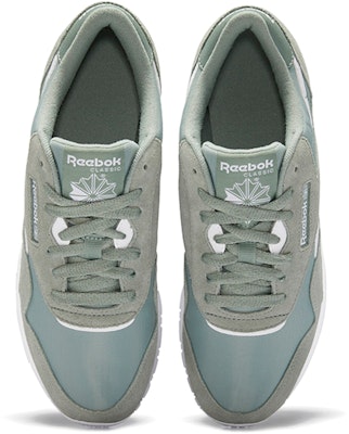 (Women) Reebok Classic Nylon 'White Green Grey' FZ0819 Shop (Women) Reebok Classic Nylon 'White Green Grey' FZ0819