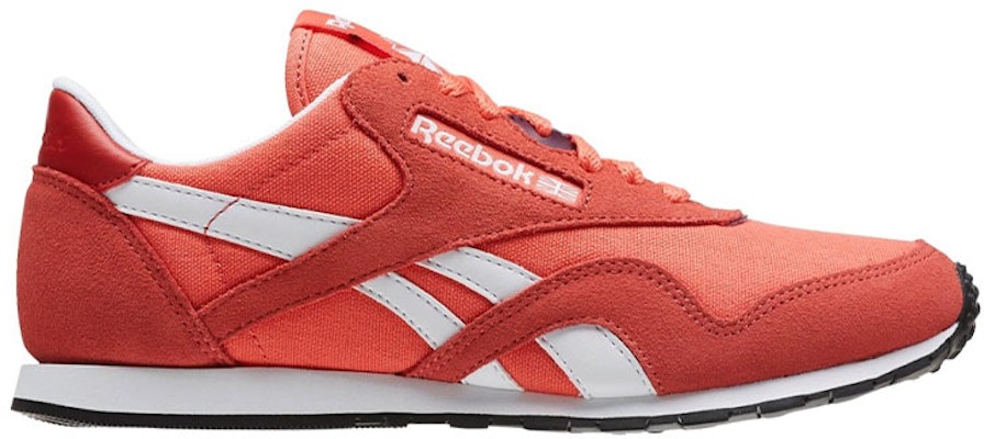 (Women) Reebok Classic Nylon Slim Running Shoes Red BD1785 Order (Women) Reebok Classic Nylon Slim Running Shoes Red BD1785
