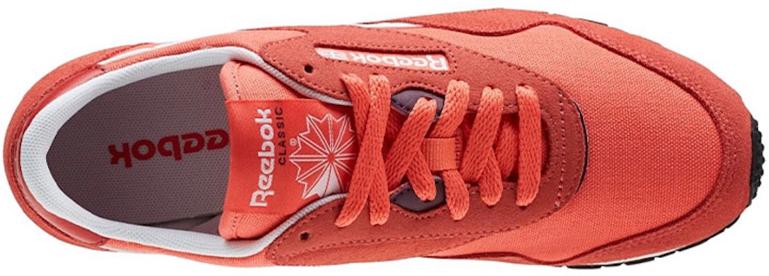 (Women) Reebok Classic Nylon Slim Running Shoes Red BD1785 Shop (Women) Reebok Classic Nylon Slim Running Shoes Red BD1785