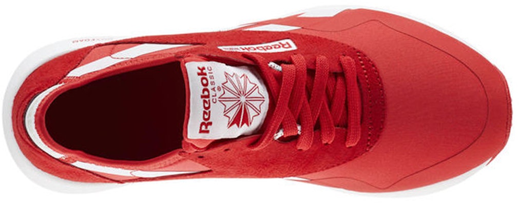Reebok Classic Nylon SP 舒適透氣慢跑鞋 女款 紅色 Lookbook Reebok Classic Nylon SP 舒適透氣慢跑鞋 女款 紅色