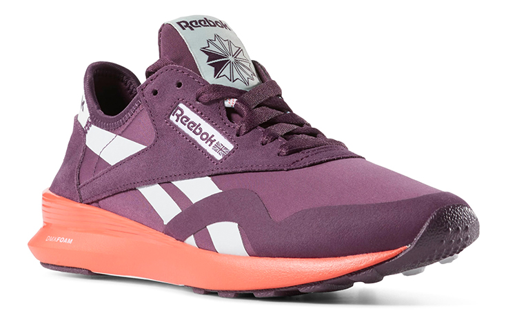 Lookbook 銳步經典尼龍SP防滑透氣低幫耐磨跑步鞋 女款 葡萄紫