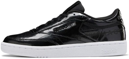(Women) Reebok Club C 85 Patent Leather 'Black' EG5986 (Women) Reebok Club C 85 Patent Leather 'Black' EG5986