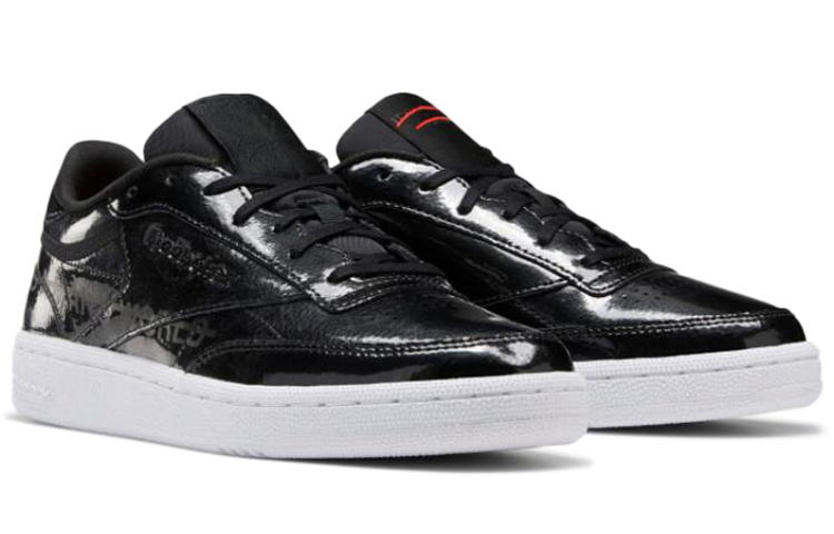 (W) Reebok Club C 85 Patent Leather 'Black' 圖 3