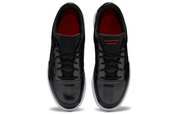(W) Reebok Club C 85 Patent Leather 'Black' 圖 5