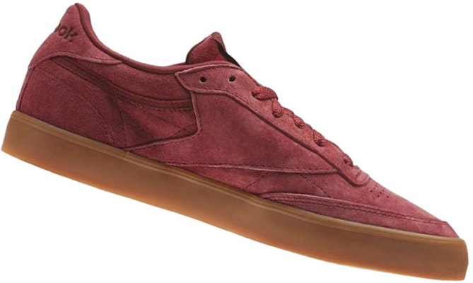 (W) Reebok Club C 85 'Burgundy' Lelaki Burgundy Sneakers CN2273 Shop (W) Reebok Club C 85 'Burgundy' Lelaki Burgundy Sneakers CN2273