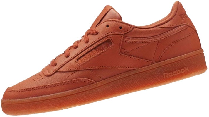 (W) Reebok Club C 85 'Orange Comfort Low-Top Kasut Rendah' CN3734 Lookbook (W) Reebok Club C 85 'Orange Comfort Low-Top Kasut Rendah' CN3734