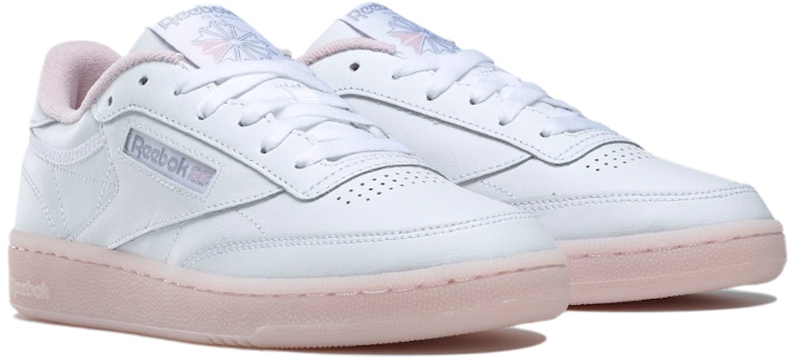 (W) Reebok Club C 85 'Pink White' Putih Merah Jambu GX2912 Lookbook (W) Reebok Club C 85 'Pink White' Putih Merah Jambu GX2912