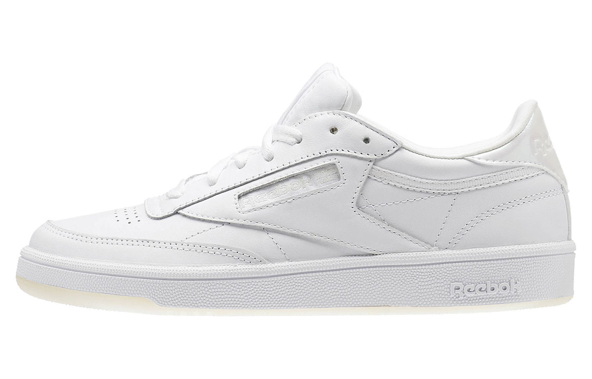 Buy Reebok Club C 85 女款 純白色 帆布鞋