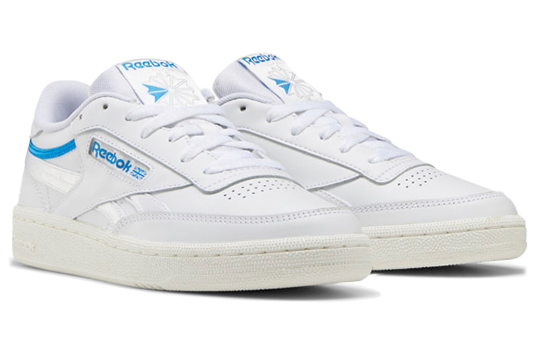 (W) Reebok Club C 85 Running Shoes White/Blue 圖 3