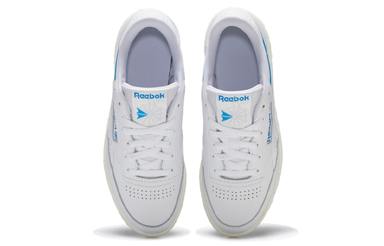 (W) Reebok Club C 85 Running Shoes White/Blue 圖 5