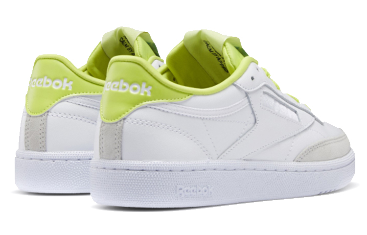 (W) Reebok Club C85 'Cloud White Acid Yellow' 圖 5